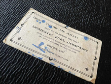 Domestic Fuel Company Coal Coke Hi-Heat Crystal Luncheon Advertisement Vintage picture