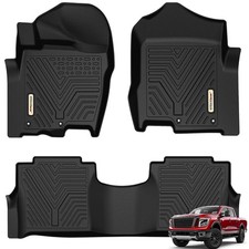 YITAMOTOR Floor Mats for Nissan Titan 2017-2024 Crew Cab picture