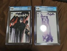 BATMAN #50 ALEX ROSS VARIANT CGC9.8 A& B COVERS picture