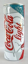 Coca-Cola Light Can 250ml Foreign Korean Soda Pop Can Vintage 1990's picture
