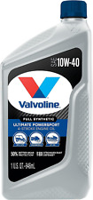 Valvoline 4-Stroke Powersport Full Synthetic Motor Oil 1 QT picture