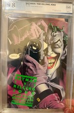 Batman: The Killing Joke PGX 9.8 White Pages Embossed Cover DC 1988 1st print picture