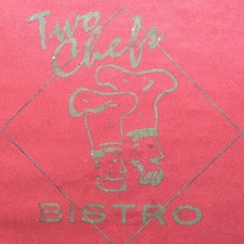 1990s Two Chefs Bistro Restaurant Menu Houston Texas picture
