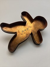 Vintage Michael Bonne Cookie Cutter Copper Ginger Bread Man 4.5” picture