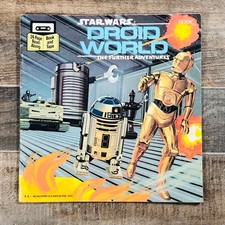 VTG 1983 Star Wars Droid World Further Adventures Read Along Book 153DC NO TAPE picture