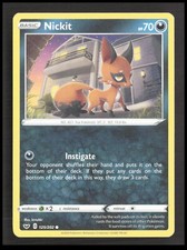 Nickit 125/202 Common SWSH01: Sword & Shield Base Set Pokemon tcg CB-1-2-C-24 picture