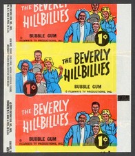 1963 Topps The Beverly Hillbillies 1¢ Vintage Wax Pack Wrapper Super High Grade picture