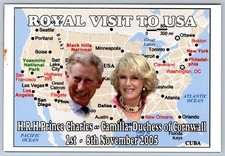 Royal Visit to USA 2005 Prince Charles Camilla Duchess of Cornwall CR Cards picture