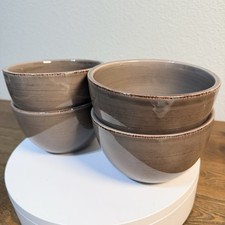 Tag Ltd Sonoma Tan Soup Cereal Bowl Set Of 4 Replacements picture