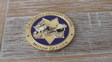 CHP California Highway Patrol Motor Officer Challenge Coin #G232 picture