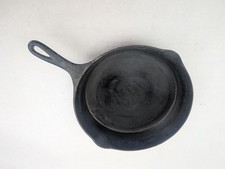 Wagner Sidney O Cast Iron Skillet Arc Straight Logo - Heat Ring - For restore picture