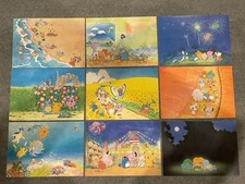 Pokemon Vintage Postcard Lawson 1998 Keiko Fukuyama Collection set of 9 HTG picture