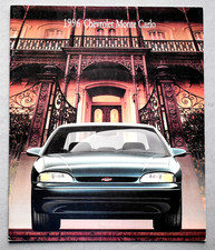 ORIGINAL 1996 CHEVROLET MONTE CARLO SALES BROCHURE ~ 22 PAGES ~ 9