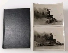 NAVY BATTLESHIP SINKING MONTEVIDEO WW2 PHOTO / AMERICAN CAPTAIN EDISON MARSHALL picture