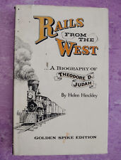 Rails from the West Biography Theodore D Judah Railroad Helen Hinkley HC DJ 1969 picture