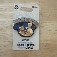 Disney EPCOT Food And Wine Festival 2025 Annual Passholder Pin NEW picture