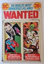 Wanted. the World's Most Dangerous Villains #9 (DC Comics 1973) Fn/vf picture