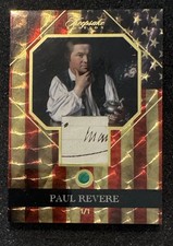 2023 Keepsake Edition Paul Revere Green Onyx 1/1 Genuine Document Relic Card #55 picture