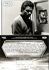 2019 Topps Star Wars TESB Black & White Lando sets the Evacuation #133 NM/M picture