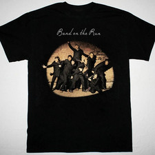 NEW Paul McCartney Wings Band On The Run Cotton Black S-5XL T Shirt CC283 picture