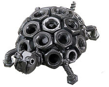 Turtle Hand Crafted Recycled Metal Art Sculpture Figurine   picture