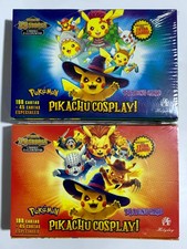 4 BOXES - 2025 BOX POKEMON PIKACHU COSPLAY FE Trading Cards picture