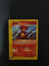 Magby Reverse Holo 52/165 Expedition 2002 Rare E Reader Series Pokemon Card MP picture