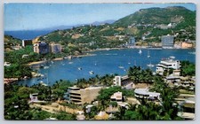 Mexico Vintage Mexico Postcard ACAPULCO Guerrero Bay Panorama 1959 picture