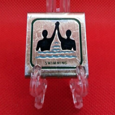 Vintage BSA Boy Scouts Swimming Merit Award Belt Loop Badge picture