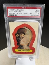 See-Threepio - 1983 Topps Star Wars: Return of the Jedi #38 PSA9 picture