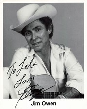 Jim Owen Signed 8x10 Photo Autographed picture