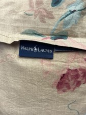 Vintage NICE Pair Ralph Lauren Pillow Shams Standard Ruffled “Elsa Grassland” picture