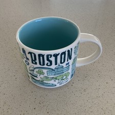 Starbucks Been There Series Boston Across the Globe Mug 14 OZ Rare picture