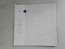 1993 Cadillac Allante Fleetwood Eldorado Dealer Fold Out Brochure Book 11