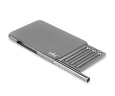 Royal Box Cabrio Titanium Grey 8 Slot Luxury 100% Waterproof Snuff Box + Straw picture