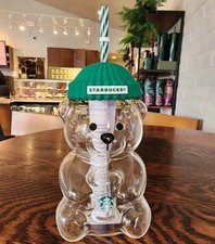 2026 Starbucks Barista Bear Cup Limited Edition Glass Cup ASAP Christmas GIFT , picture