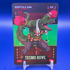 HTH Tecmo Bowl Bo Jackson Battle Arena Ryptillian 1st Ed Brown F339 2026 picture