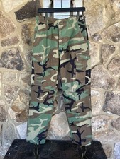 Vintage Woodland Camo Cargo Pants WOMENS SMALL REGULAR  Waist 27-31” USA 🇺🇸 picture
