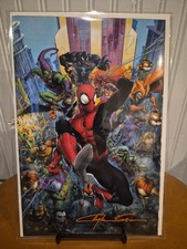 🔥 SPIDER-MAN '94 #1 NYCC CLAYTON CRAIN SIGNED VIRGIN VARIANT LTD 750 ⚡ picture