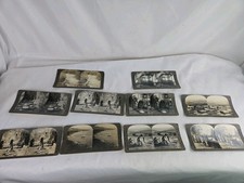 Set Of 10 Antique Keystone View Co. Stereoscope Viewing Cards picture