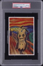 Pokémon Mimikyu Scream Munch Postcard PSA 10 POP 41 picture