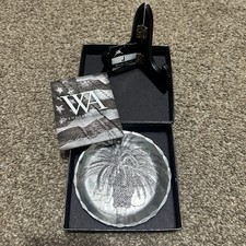 Wendell August Forge Hand Forged Hammered Aluminum Plate Coaster Palm Tree picture