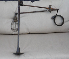 O.C. White Adjustable Swing Arm Lamp Industrial Light Bench Wall  Lamp  Antique picture