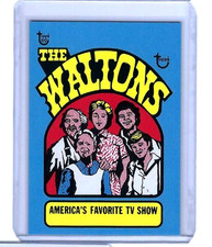 THE WALTONS 1973 Wrapper art card NO.63 TOPPS 2018 CARD in top loader picture
