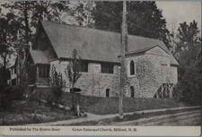 Vintage Postcard 1907-1915 Grace Episcopal Church, Milford, New Hampshire (NH) picture