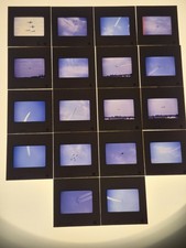 18 Vintage 35mm Color Slides USAF Thunderbirds Air Show Jet Formation Pilot... picture