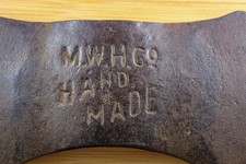 M.W.H.Co HAND MADE Double Bit Axe Head - Marshall Wells Hardware  picture