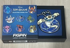 FiGPiN Mini Mystery Pin Lilo & Stitch Series 2 Sparky Hyper Rare 1:100 picture