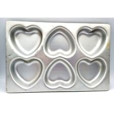 Wilton Heart Cake Candy Cookie Baking Mold Metal Tray #508-1104 Valentine Day picture