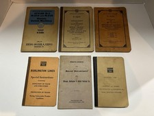 Vintage Railroad Manual Lot of 5 Union Switch Signal M-22 M-23 CB&Q Burlington.. picture